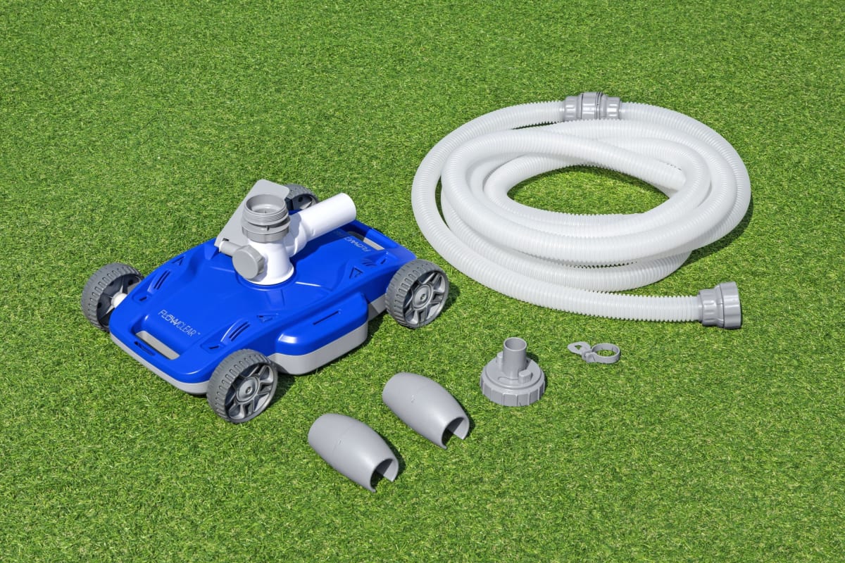 Automatic swimming pool cleaner compatible with sand filter pump