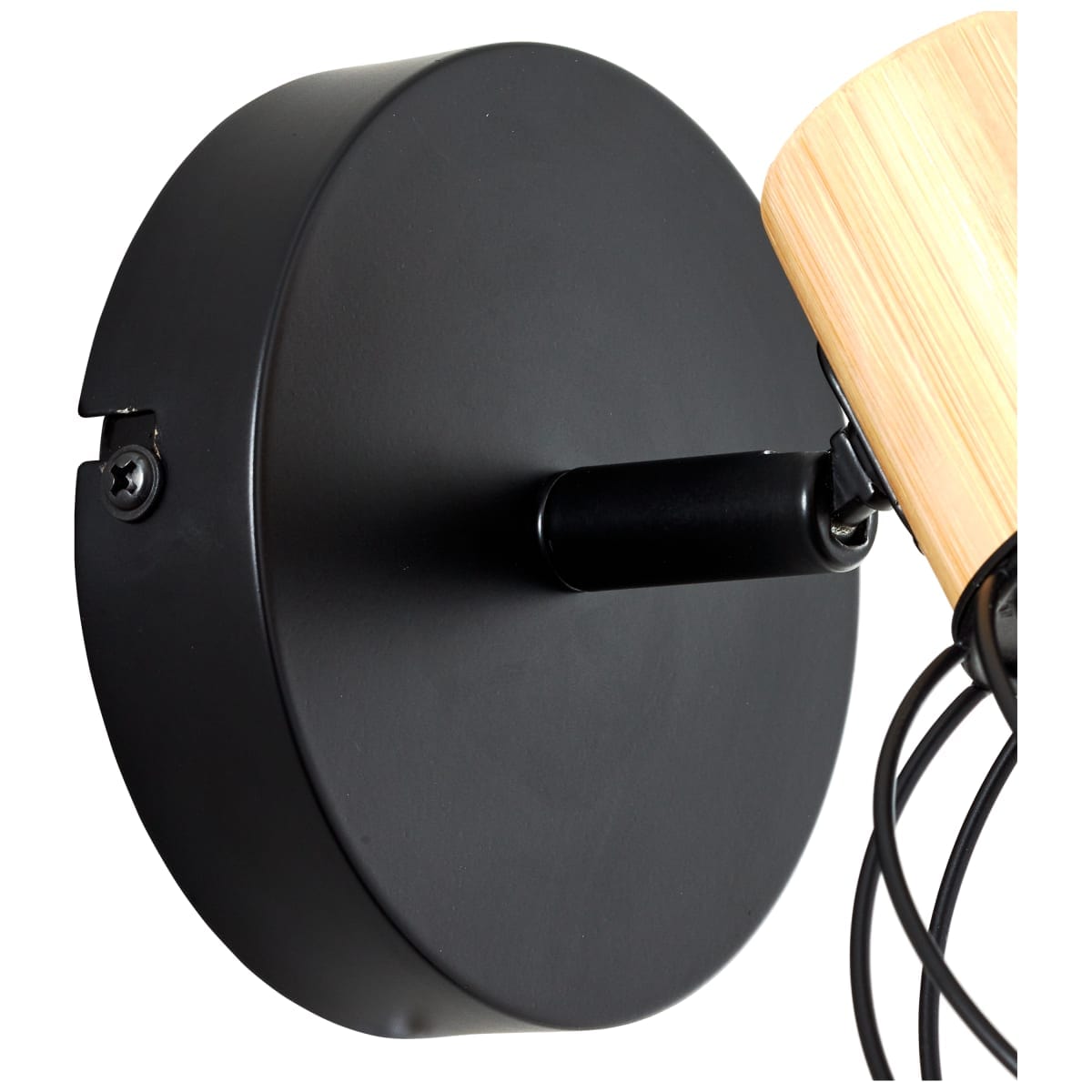 Bricocenter FARETTO MALLOW METALLO NERO 15X16X10 CM E14=25W