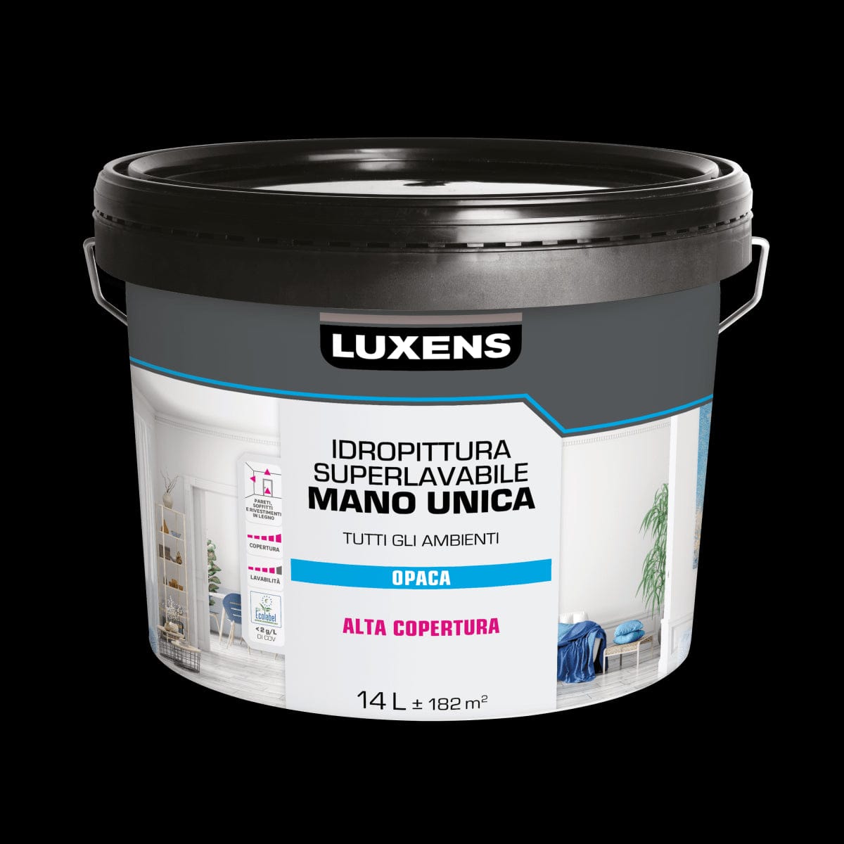 Bricocenter LUXENS 14LT SUPERWASHABLE WHITE PAINT MANOUNICA