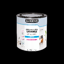 LUXENS WHITE WASHABLE PAINT 750ML