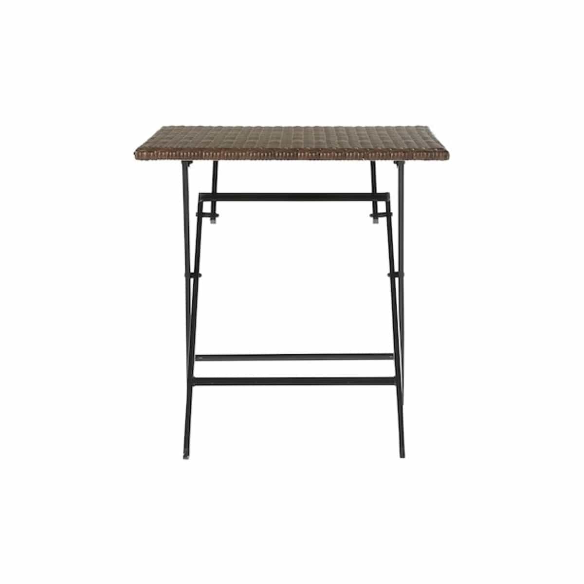 Bricocenter ZENA ORIGAMI TABLE 70X70 folding, synthetic wicker and steel