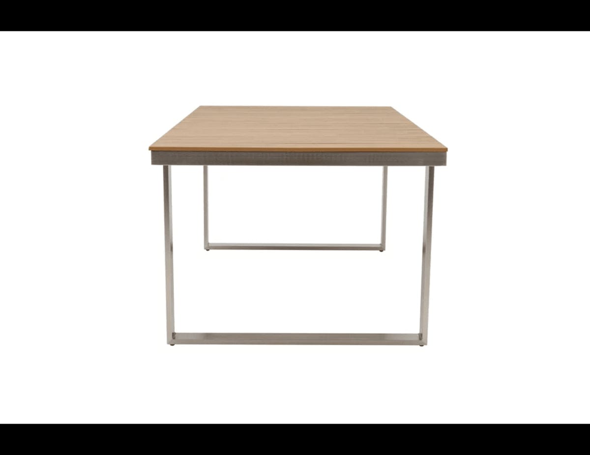 Bricocenter MENORCA TABLE NATERIAL ALUMINUM AND POLYWOOD 180X100CM