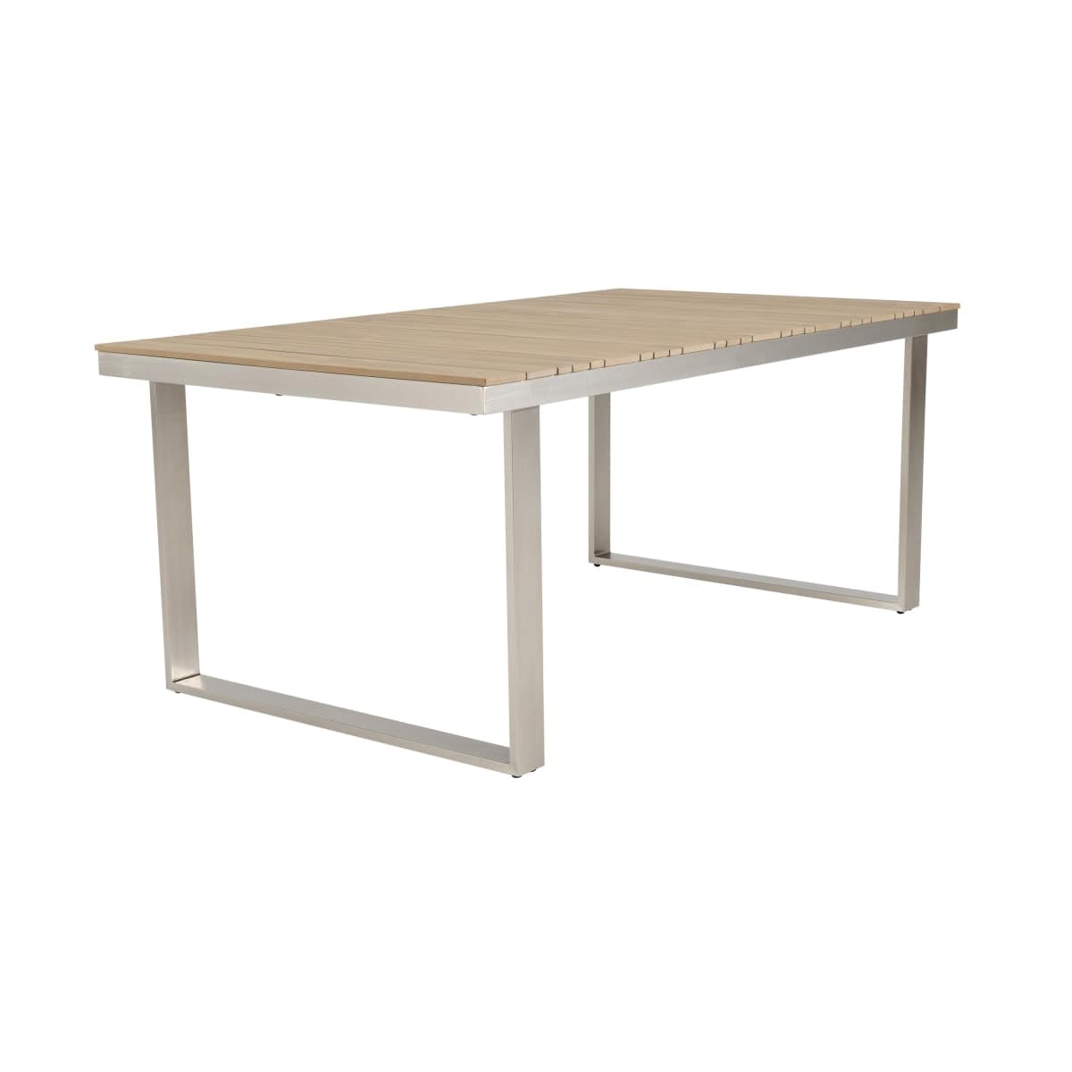 Bricocenter MENORCA TABLE NATERIAL ALUMINUM AND POLYWOOD 180X100CM