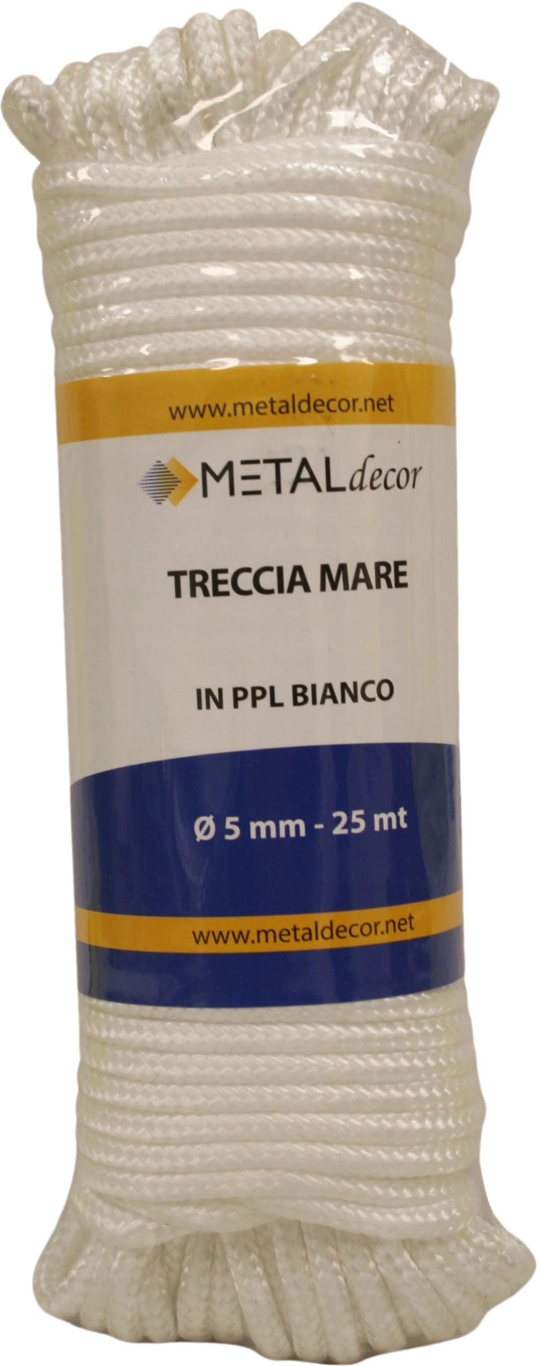 TRECCIA MARE B.CA D.5MM 25MT
