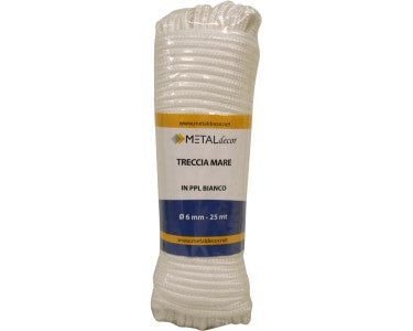 TRECCIA MARE B.CA D.6MM 25MT
