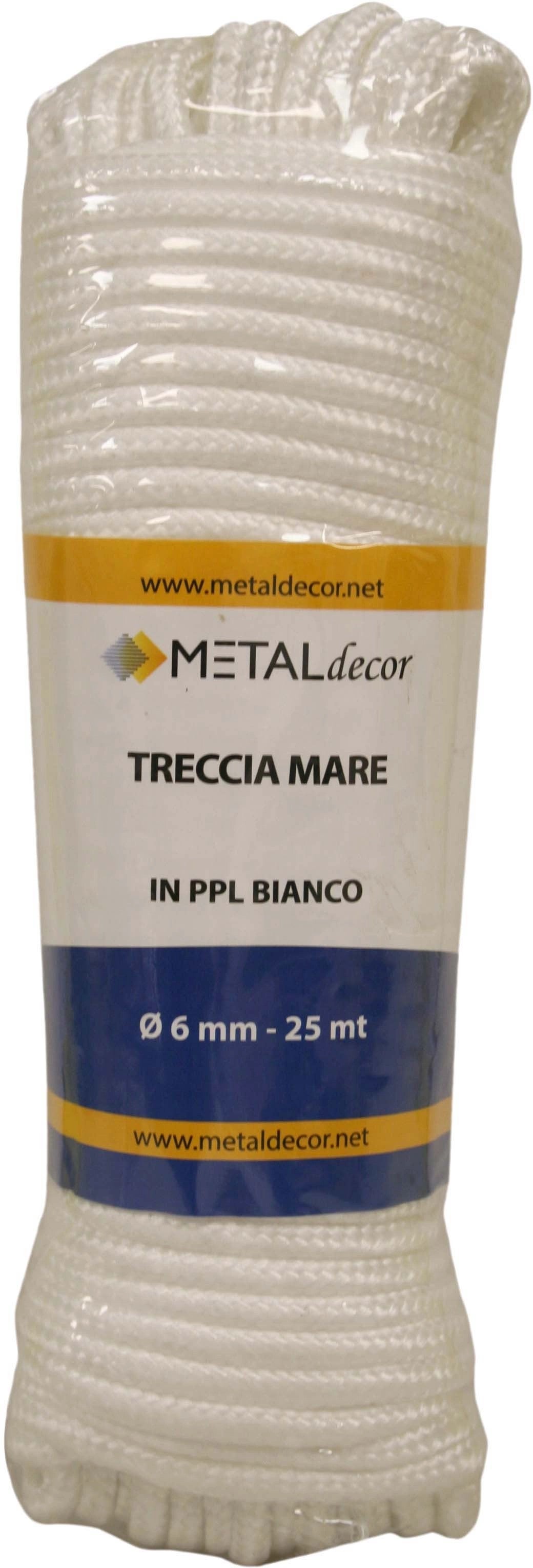 TRECCIA MARE B.CA D.6MM 25MT