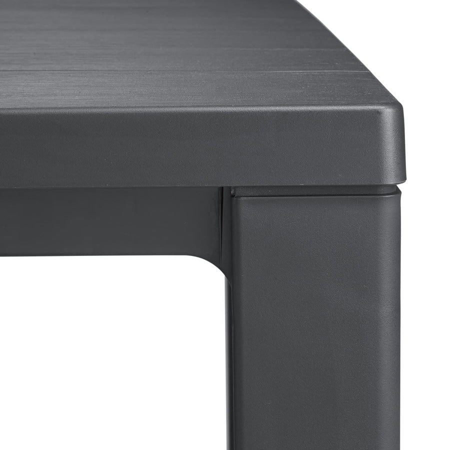 Bricocenter JULIE WOOD EFFECT TABLE 147X90X75 GRAPHITE