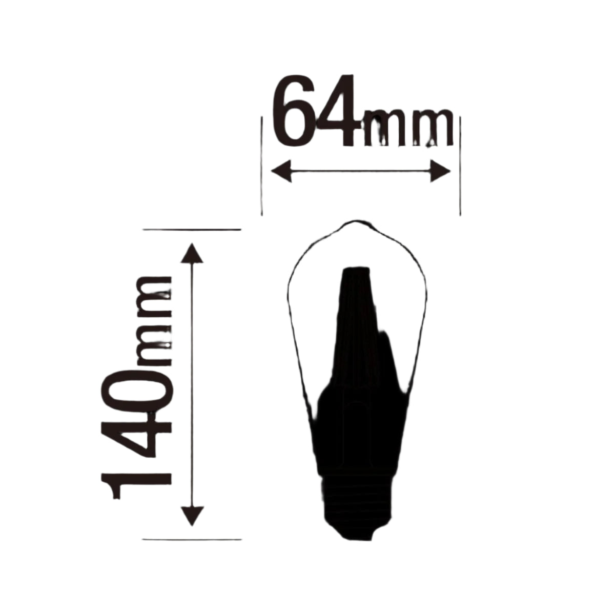 Bricocenter DECORATIVE LED BULB E27= 60W PEAR AMBER