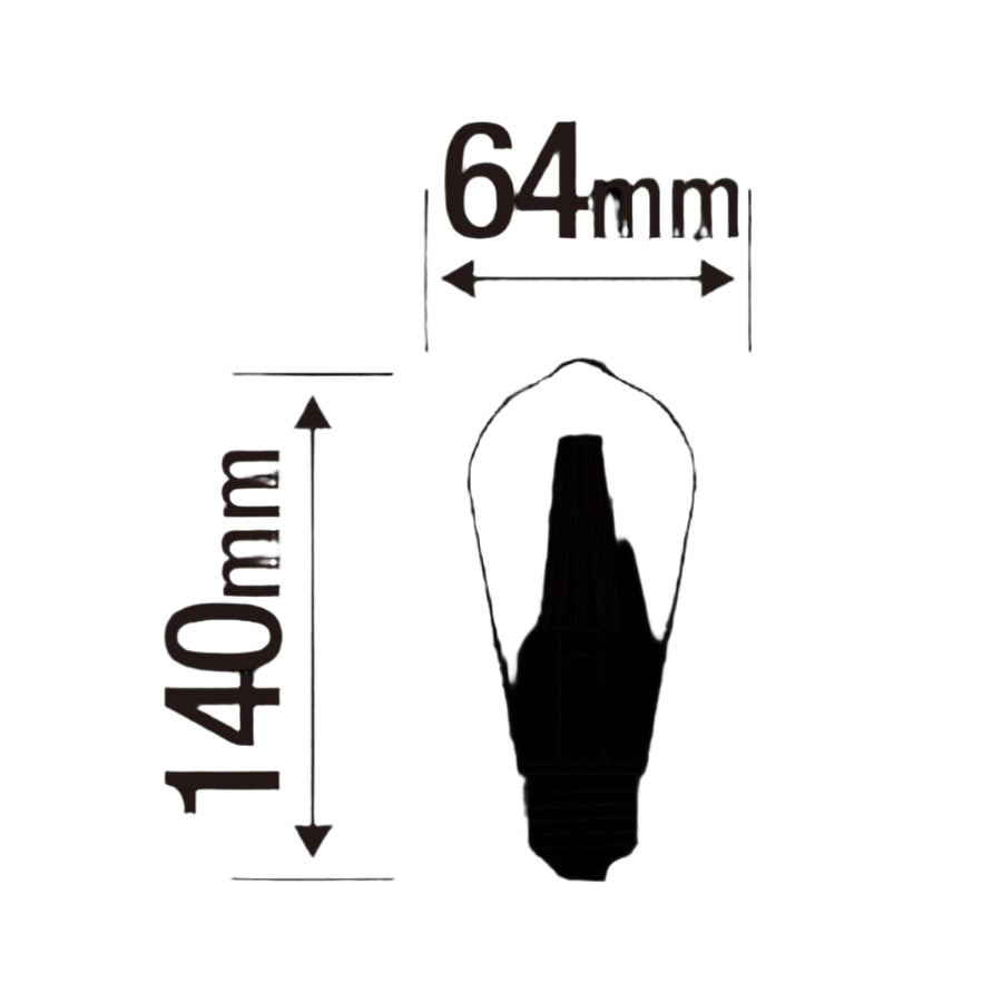 Bricocenter DECORATIVE LED BULB E27= 60W PEAR AMBER