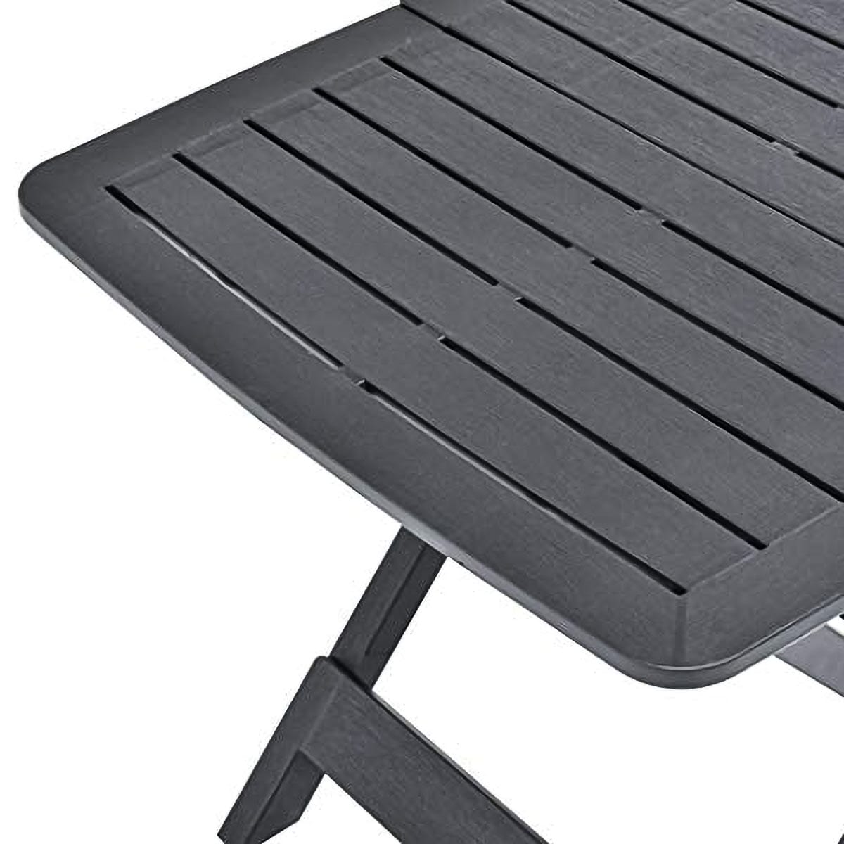 Bricocenter TAVOLO TEVERE 80x72CM ANTRACITE