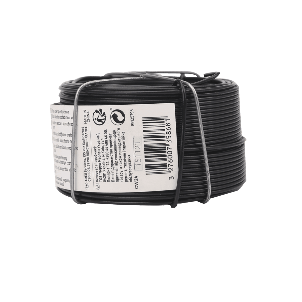 ACC PLAST WIRE BLACK D0.8MM/1.4MM 30M