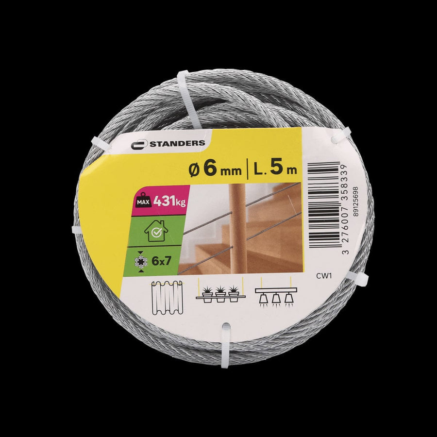 Bricocenter GALVANIZED STEEL CABLE D6MMX5M