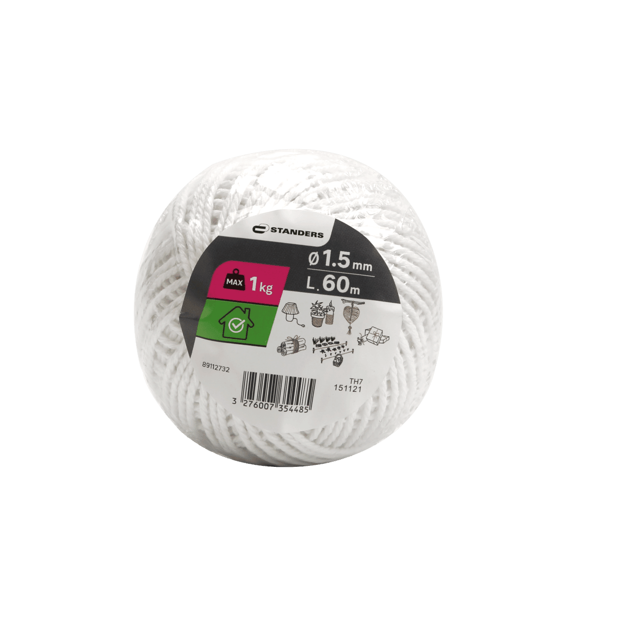 COTTON THREAD D1.5MM 60M