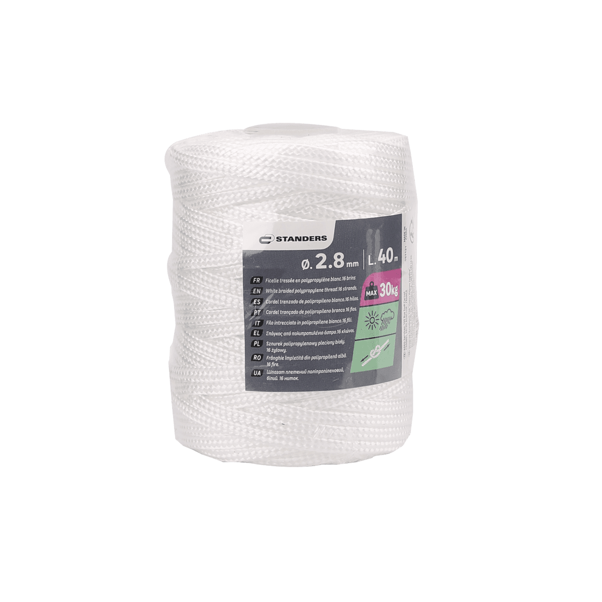 PP WIRE WHITE CABLE D2.8MM 40M