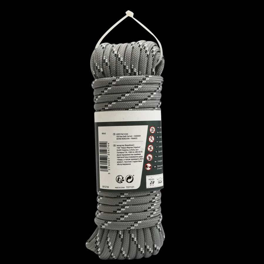 Bricocenter GREY BRAIDED PP ROPE 8MM 15M