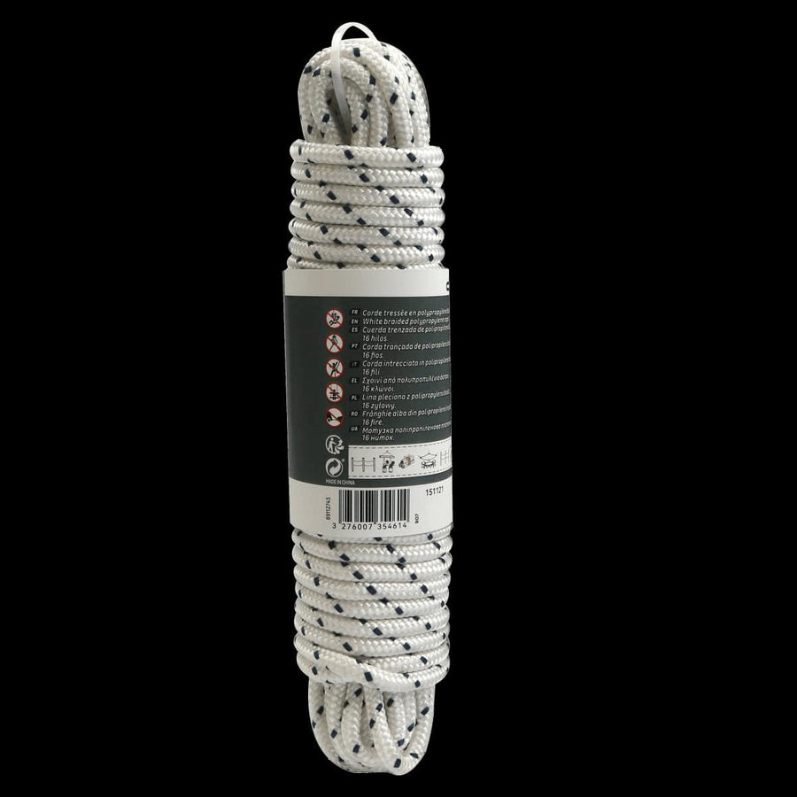 Bricocenter WHITE BRAIDED PP ROPE D6MM 15M