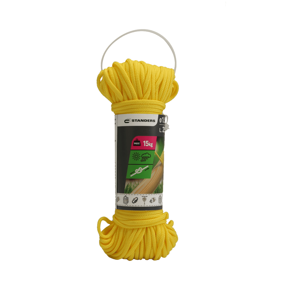 PP WIRE FLUO YELLOW CABLE D1.5MM 25M