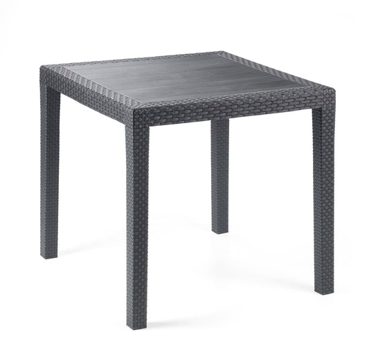 KING GARDEN TABLE 80X80 ANTHRACITE