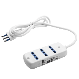 MULTISOCKET 3 SOCKETS 10/16A WITH CABLE