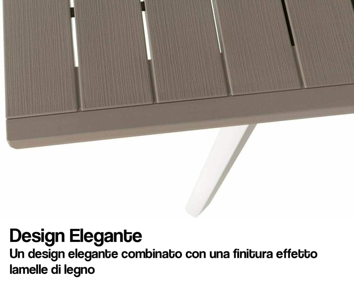 Bricocenter TAVOLO ALLUNGABILE HARMONY KETER 10 POSTI RETTANGOLARE RESINA 160-240X100XH74