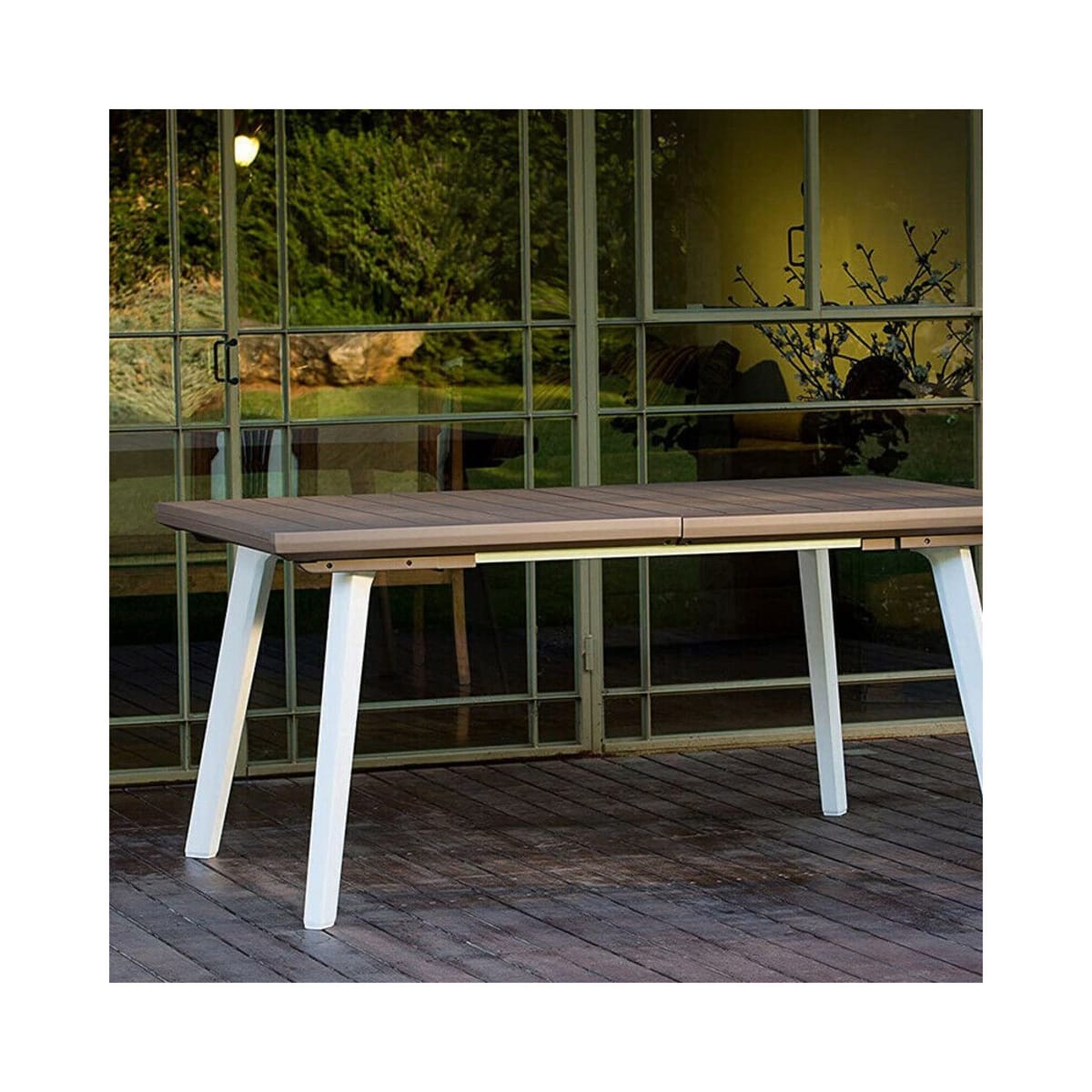 Bricocenter TAVOLO ALLUNGABILE HARMONY KETER 10 POSTI RETTANGOLARE RESINA 160-240X100XH74