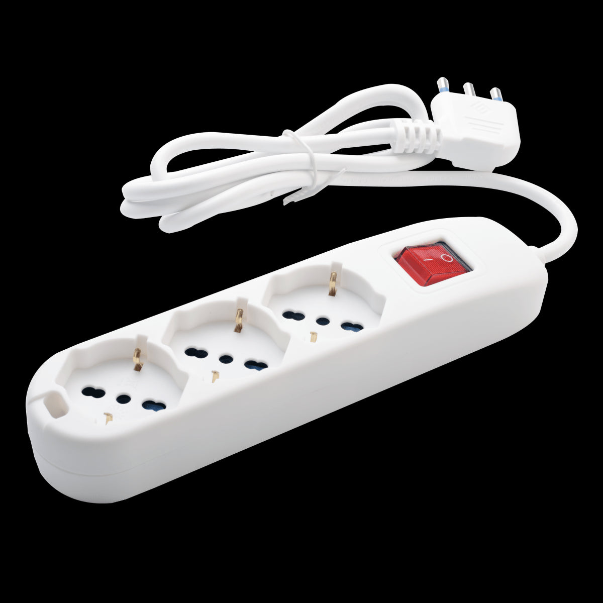 3-PIN UNVERSAL MULTISOCKET WITH SWITCH AND CABLE