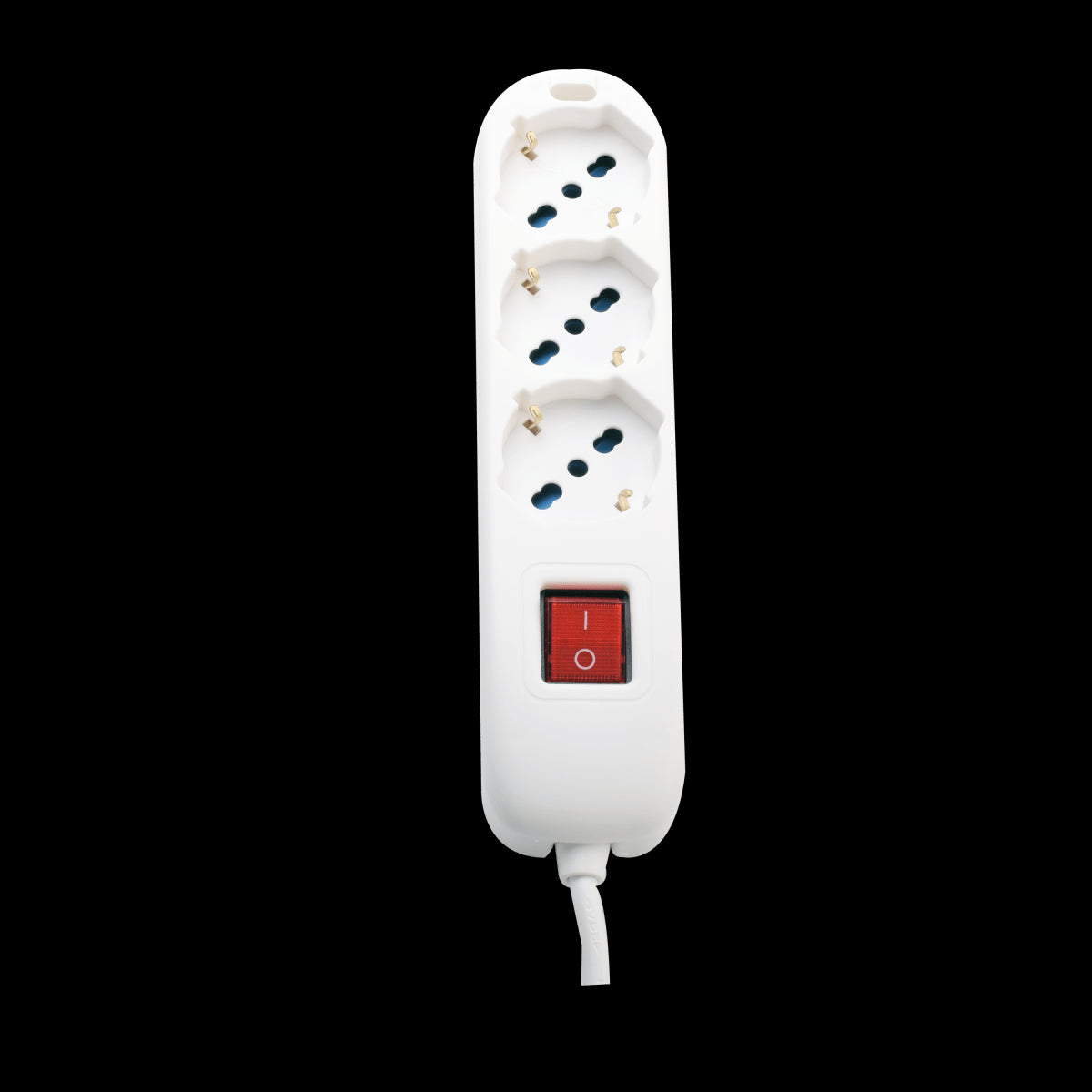 3-PIN UNVERSAL MULTISOCKET WITH SWITCH AND CABLE