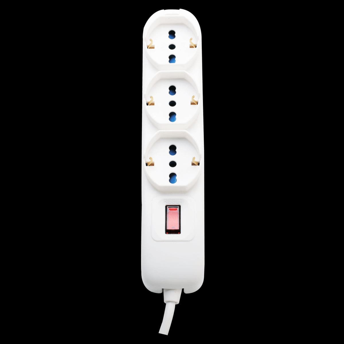 Bricocenter MULTIPRESACON 3 UNIVERSAL SOCKETS AND 6 SOCKETS 10/16A WITH SAFETY SWITCH AND CABLE