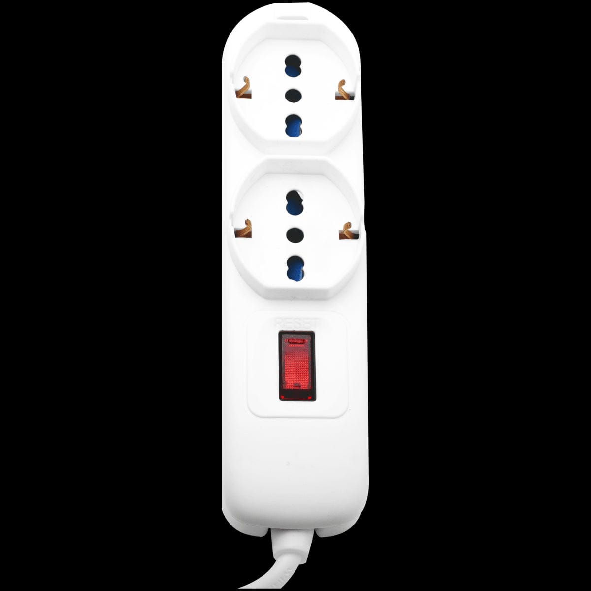 Bricocenter MULTI-PURPOSE WITH 2 UNIVERSAL SOCKETS AND 4 10/16A SOCKETS WITH SAFETY SWITCH AND CABLE