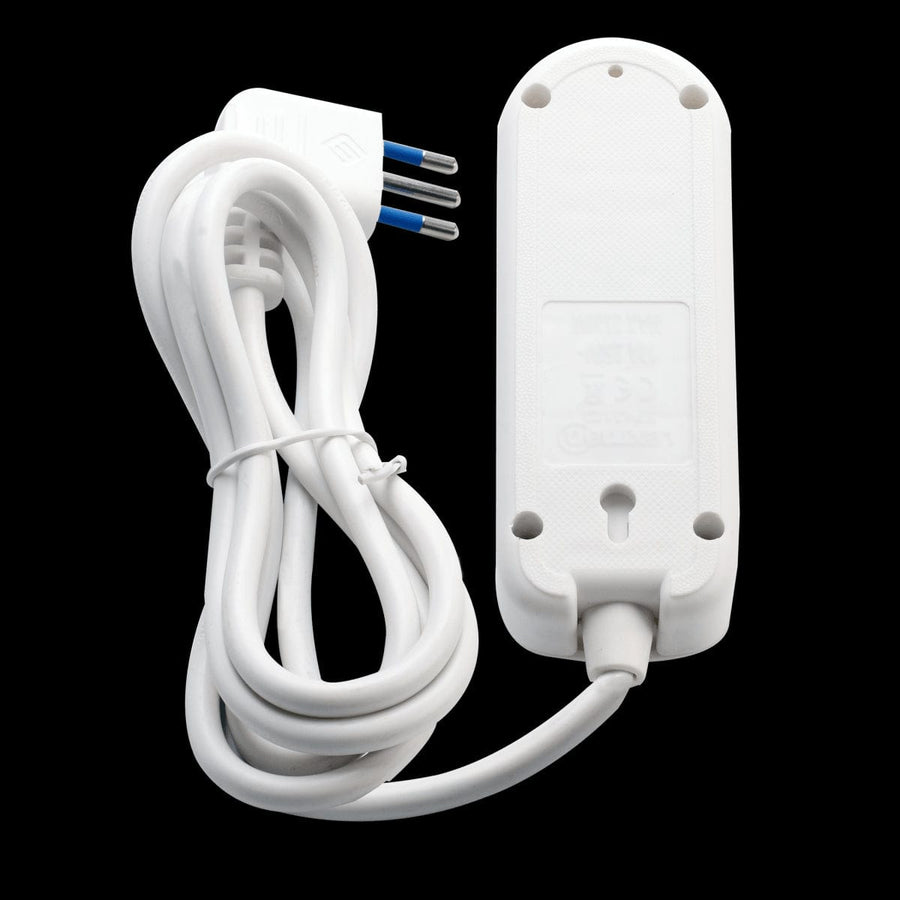 Bricocenter MULTIPRESACON 1 UNIVERSAL PLACE AND 1 10/16A SOCKET WITH SAFETY SWITCH AND CABLE