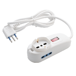 MULTIPRESACON 1 UNIVERSAL PLACE AND 1 10/16A SOCKET WITH SAFETY SWITCH AND CABLE