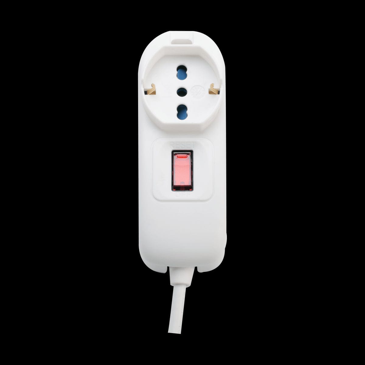 Bricocenter MULTIPRESACON 1 UNIVERSAL PLACE AND 1 10/16A SOCKET WITH SAFETY SWITCH AND CABLE