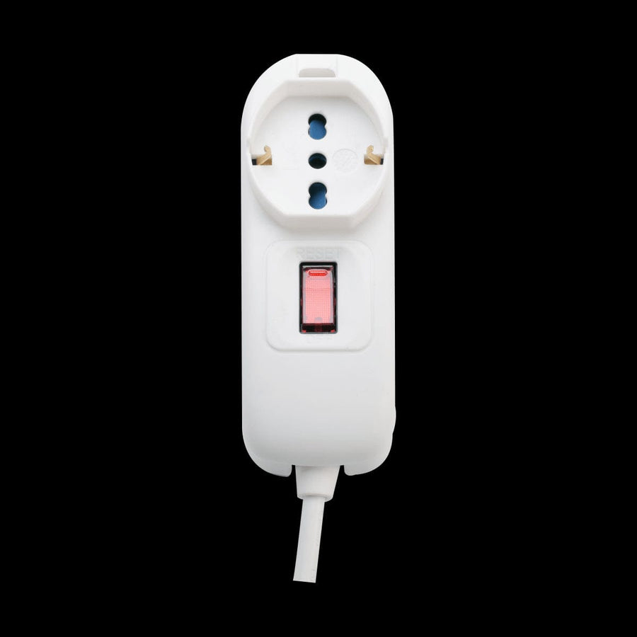 Bricocenter MULTIPRESACON 1 UNIVERSAL PLACE AND 1 10/16A SOCKET WITH SAFETY SWITCH AND CABLE