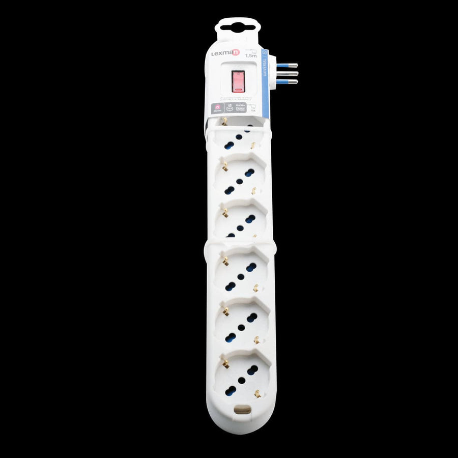 Bricocenter MULTISOCKET6 UNIVERSAL SOCKETS WITH SWITCH AND CABLE