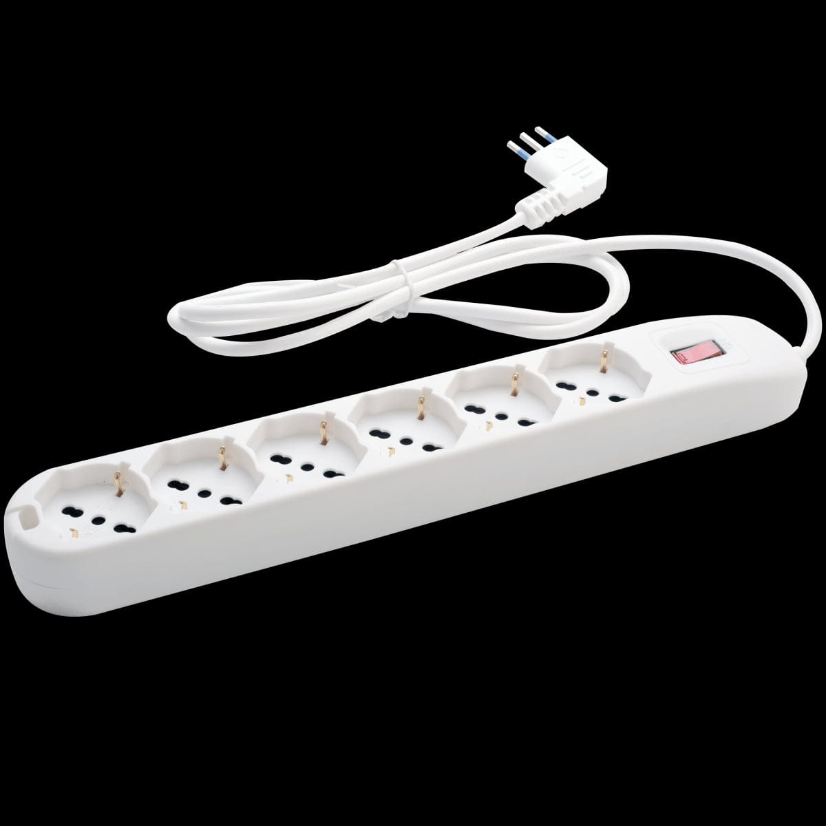 Bricocenter MULTISOCKET6 UNIVERSAL SOCKETS WITH SWITCH AND CABLE