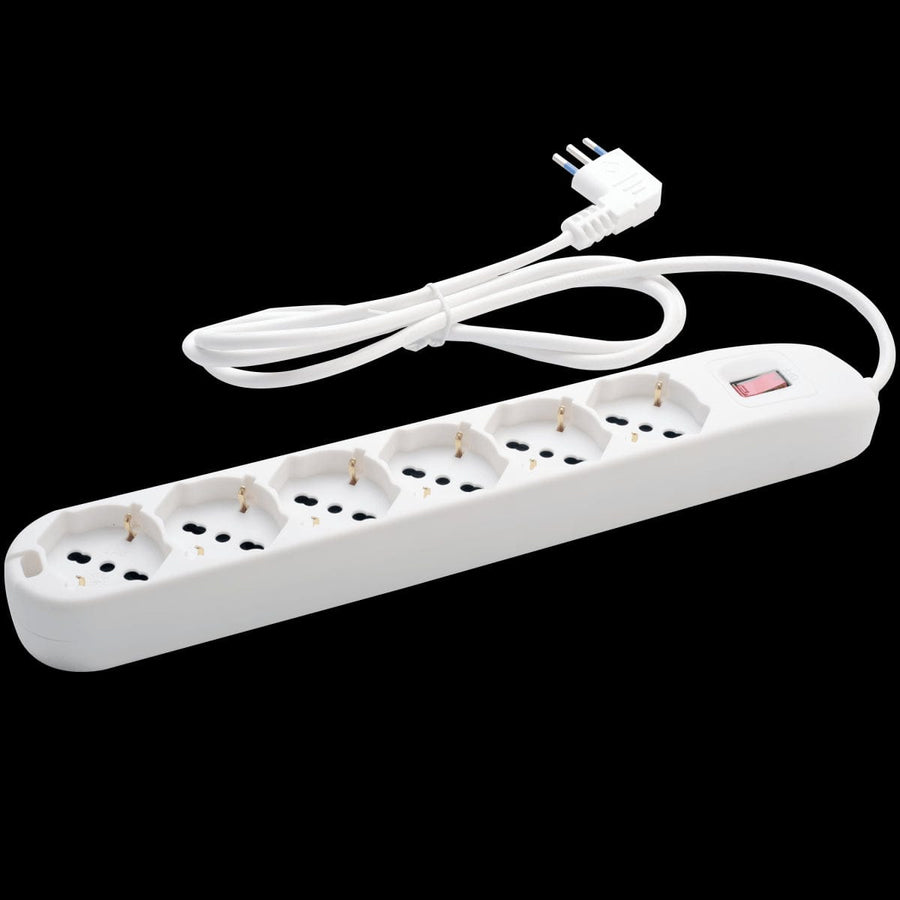 Bricocenter MULTISOCKET6 UNIVERSAL SOCKETS WITH SWITCH AND CABLE