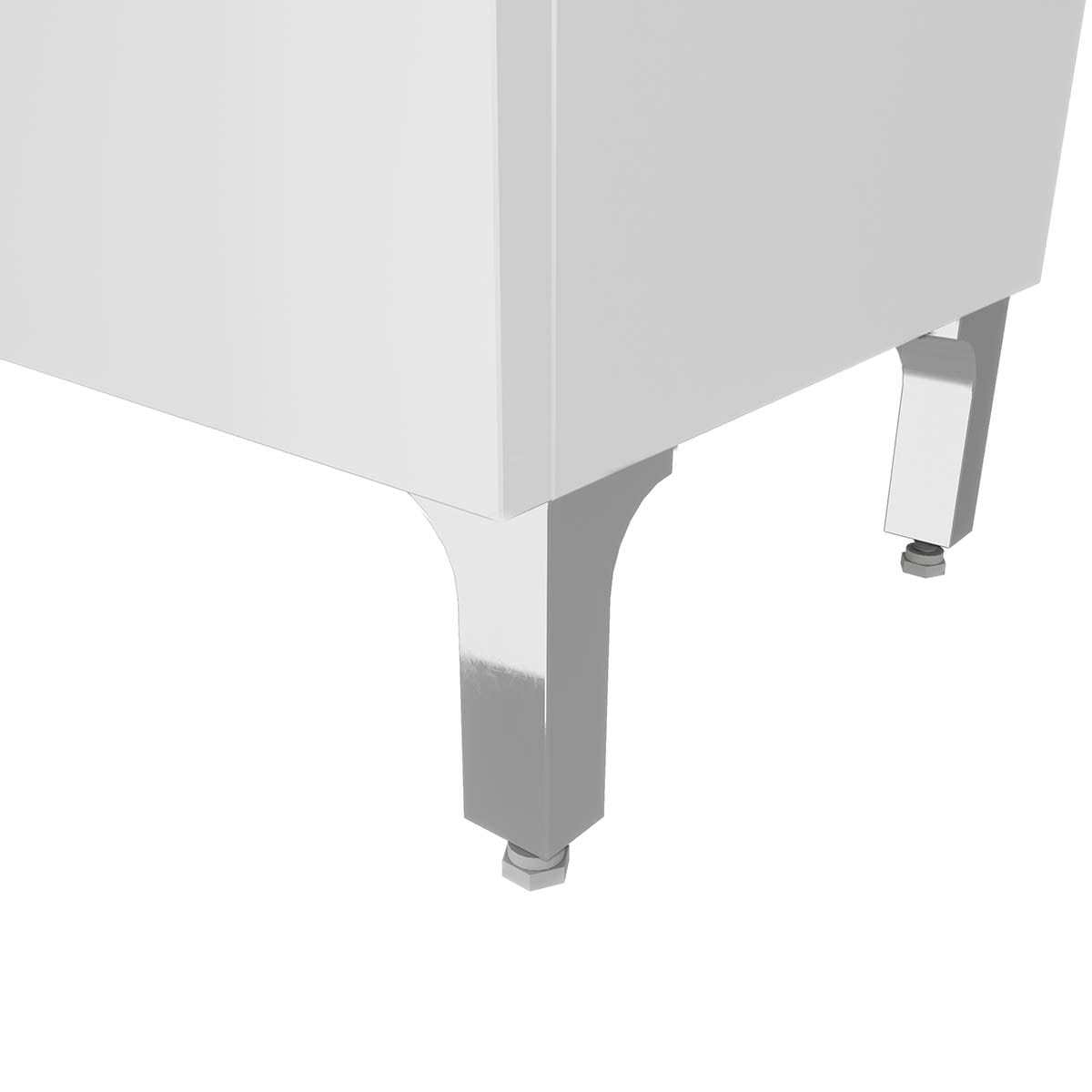 Bricocenter SIMONA 65 WHITE BATHROOM CABINET WITH MIRROR