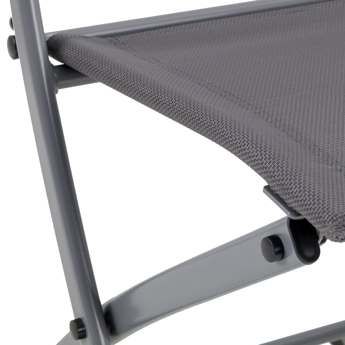 Bricocenter EMYS NATERIAL FOLDING CHAIR STEEL SEAT TEXTILENE ANTHRACITE 42X52XH83