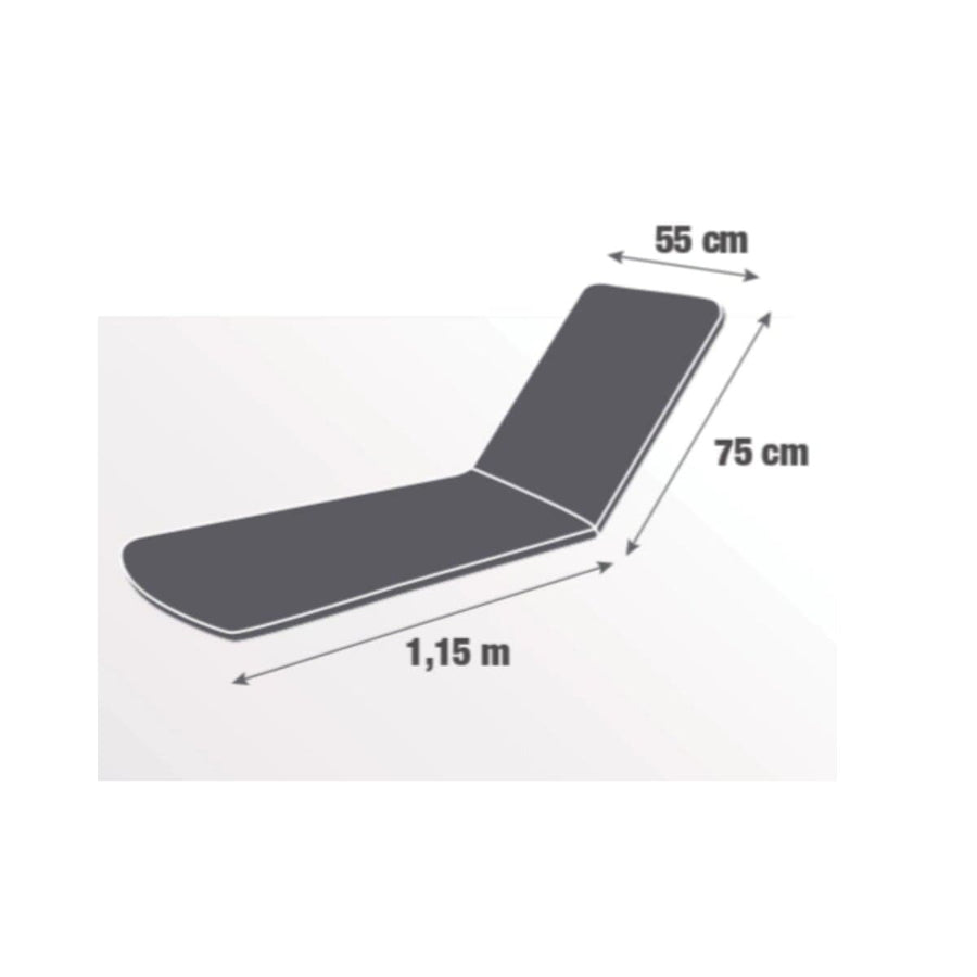 Bricocenter COT CUSHION NATERIAL BIGREY 190X55X3 BEIGE