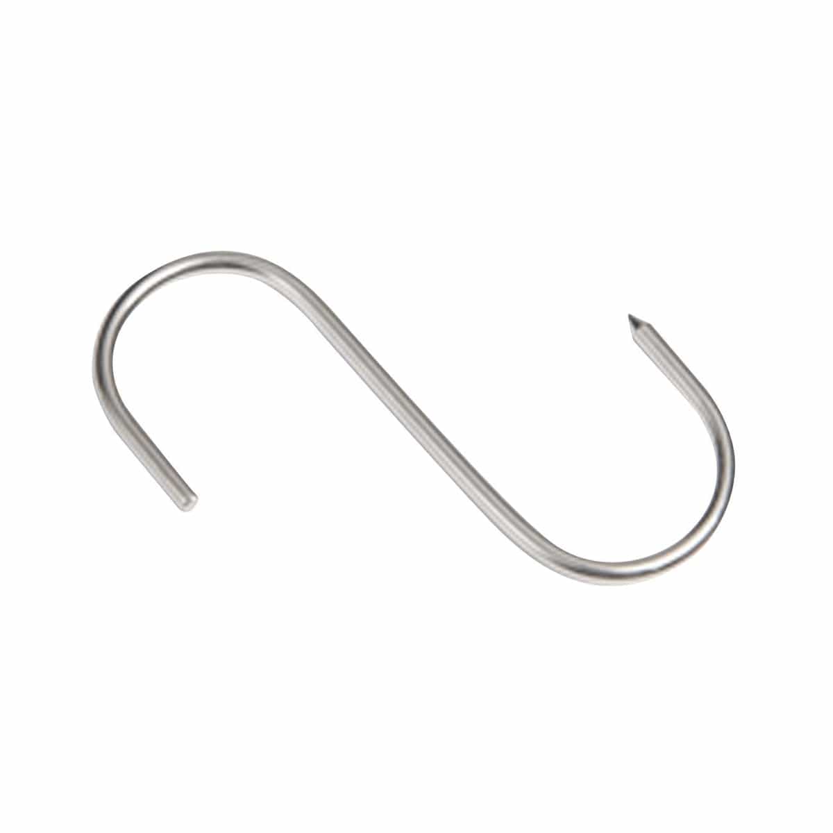 Bricocenter 316 stainless steel butcher hook mm. 6 x 140