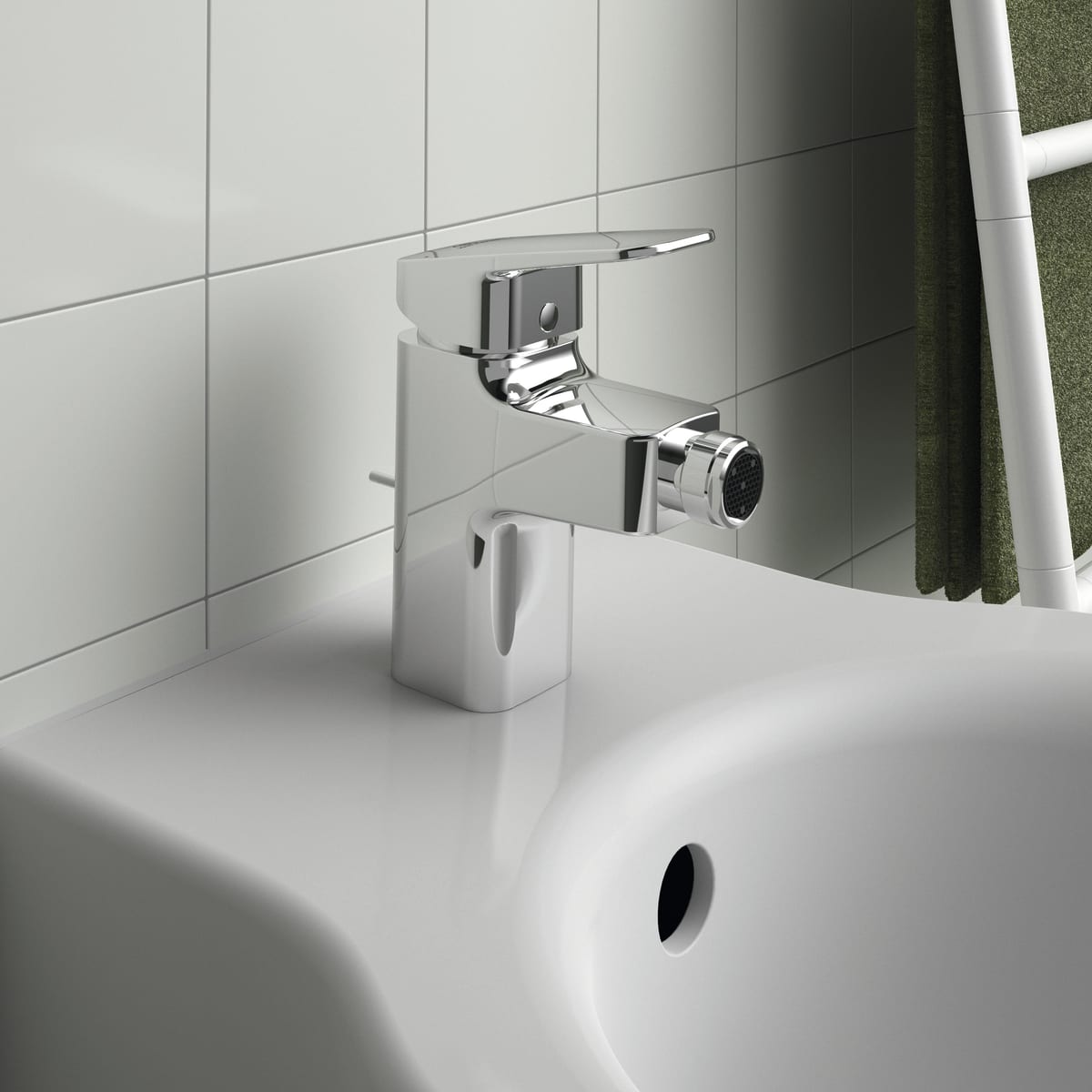 CERAPLAN CHROME BIDET MIXER IDEAL STANDARD