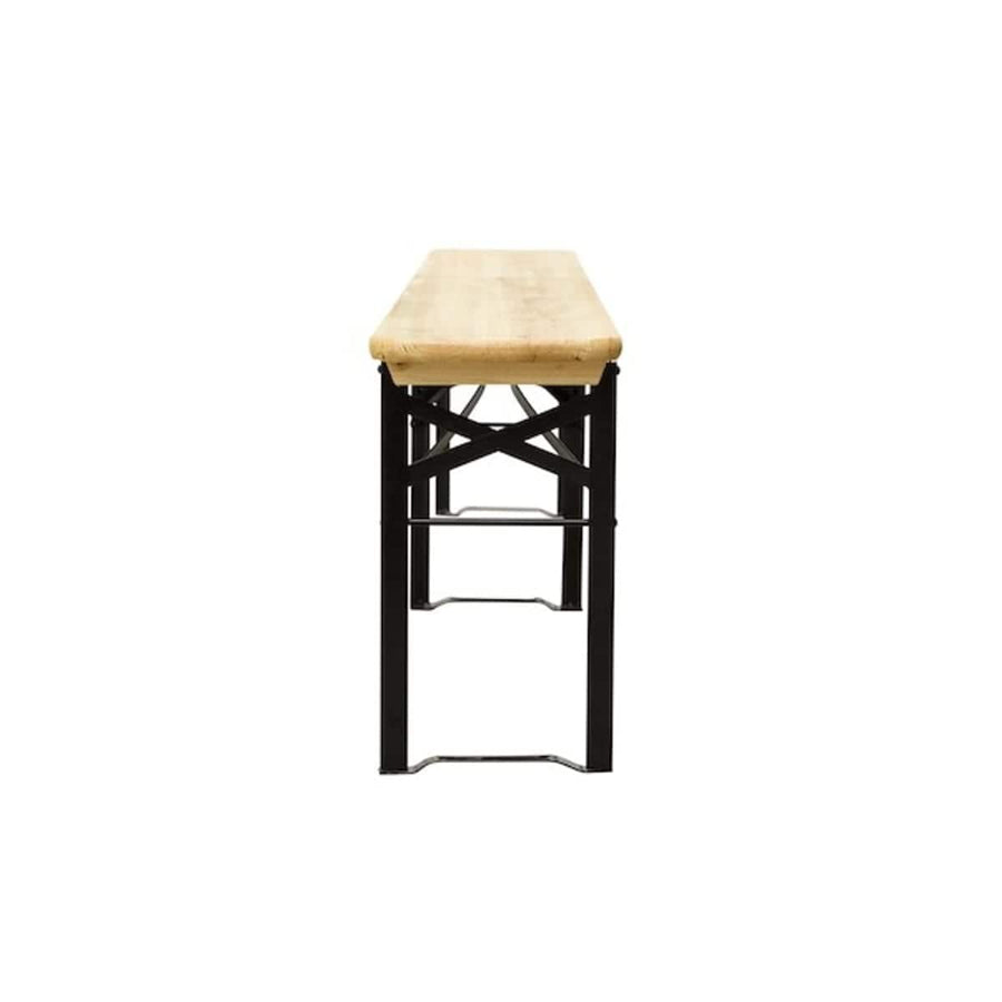 Bricocenter FIRA SET 8 Seats table 187X60cm and 2 benches in pine and steel