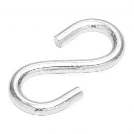 S-HOOK OPEN D.5X 7.5MM SILVER