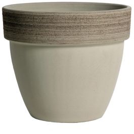 SCRATCHED VOLCANO TERRACOTTA VASE DIAMETER 14XH12 CM PALLADIUM