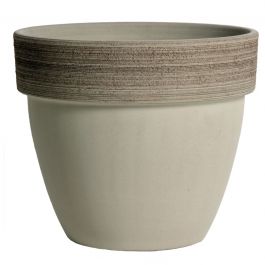 SCRATCHED VOLCANO TERRACOTTA VASE DIAMETER 16XH13.5 CM PALLADIUM