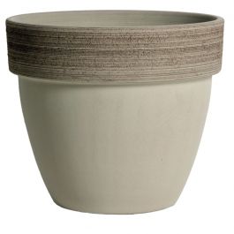 SCRATCHED VOLCANO TERRACOTTA VASE DIAMETER 20XH18.2 CM PALLADIUM