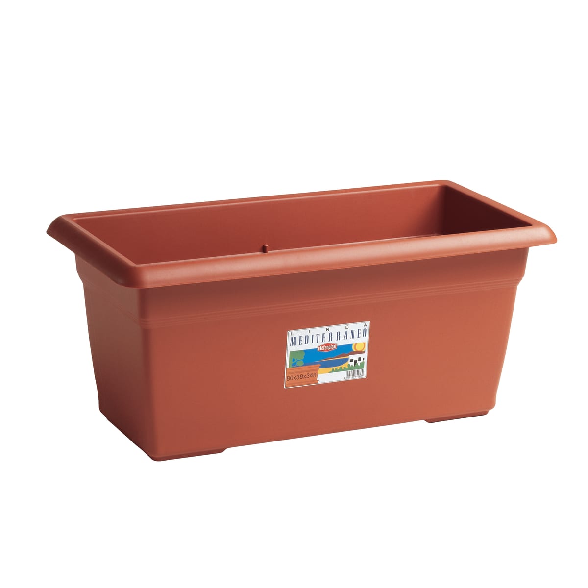 Bricocenter MEDITERRANEAN PLANTER CM 60 SIENA EARTH