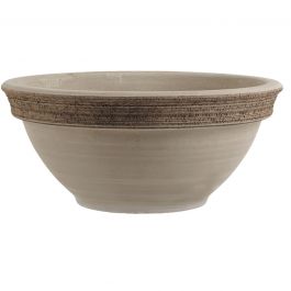 SCRATCHED VOLCANO TERRACOTTA BOWL DIAMETER 28XH12 CM CYCLAMEN