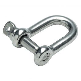 STAINLESS STEEL STRAIGHT SHACKLE 45KG D4MM LARG.8MM