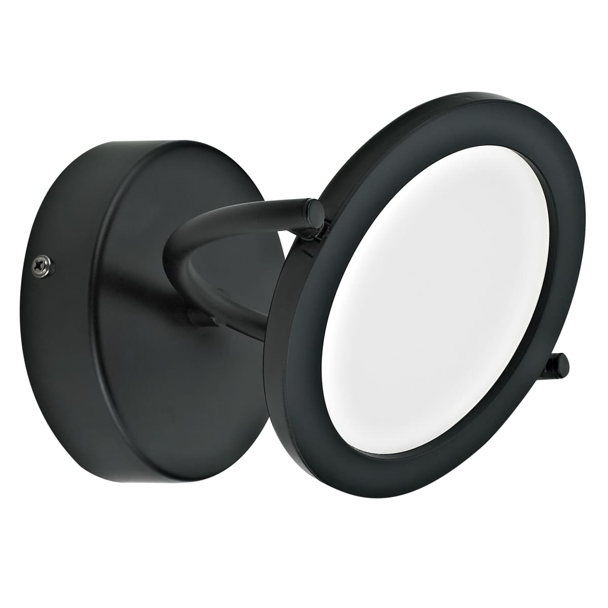 Bricocenter FARETTO DIUNA METALLO NERO 12X11X14CM LED 4.8W CCT DIMMERABILE